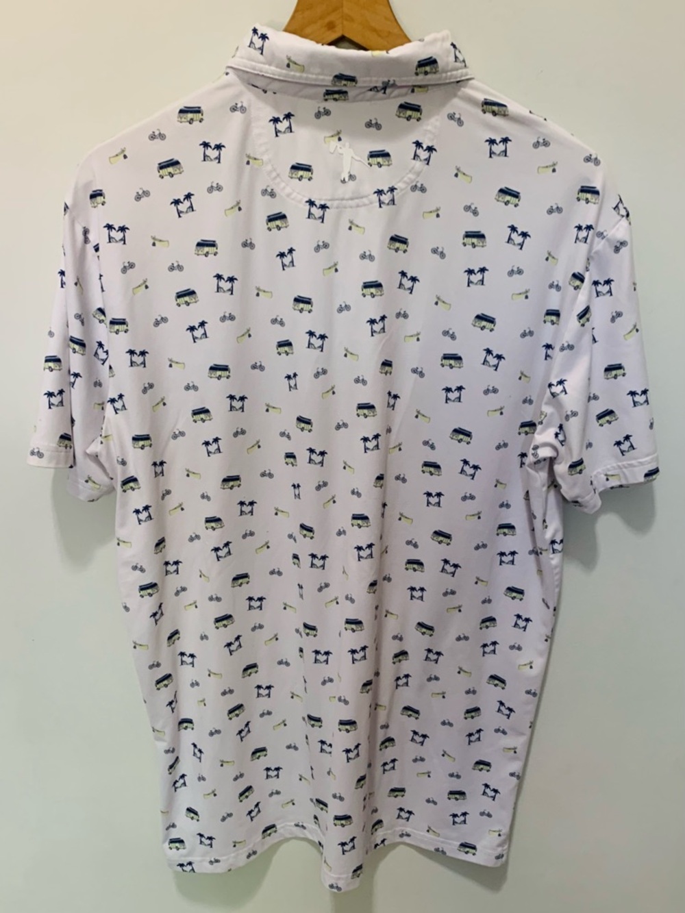 Anderson Ord 1974 Volkswagon Golf Polo Shirt White Size Medium - Picture 5 of 7